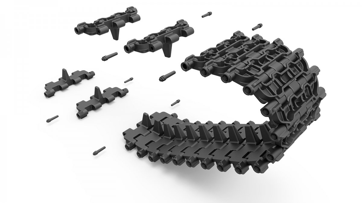 Miniart 1: 35 - T-55 Rmsh Workable Track Links (Early)