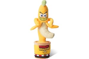 Funny Interactive Dancing Talking Banana Toy, Puppy Gifts Mimicking, Recording Repeating What You Say, Hilarious Laughs, Nove