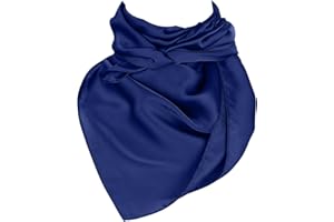 EIysee 27.5 Inches Satin Head Scarf -Hair Scarf Silk Head Scarf Silk Bandana Silk Hair Wrap Neck Scarf for Women Men