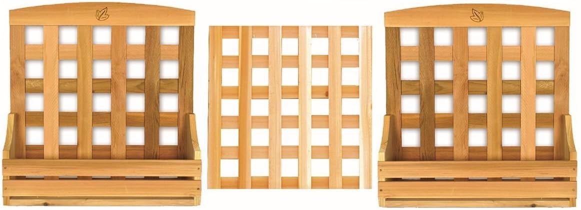 LWO Corporation 8601376 Arboria Cedar Trellis Caddy Set