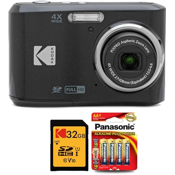 Kodak PIXPRO Friendly Zoom FZ55 Digital Camera With Camera Case Bundle Blue FZ53BL-KT1 - Best Buy