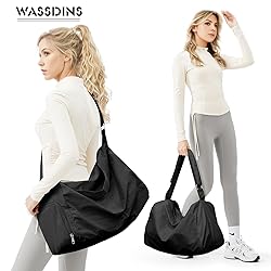 Large Gym Bag with Shoe Compartment, Workout Sport