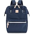 Himawari Travel Backpack Large Diaper Bag School multi-function Backpack for Women&Men 17.7"x11.8"x7.9" (Navy blue+)