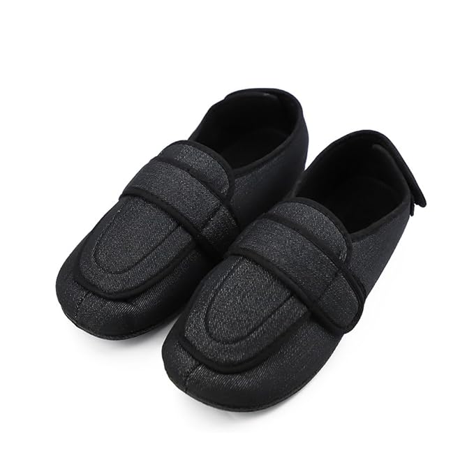 mens wide slippers for swollen feet