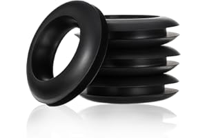 TEAAHA 10 PCS Versatile Rubber Grommets Set, 1 Inch Id, 25mm Wire Rubber Hole Grommets Wire Eyelet Ring Gasket Hole Cable Protection for Home, Office, Industrial