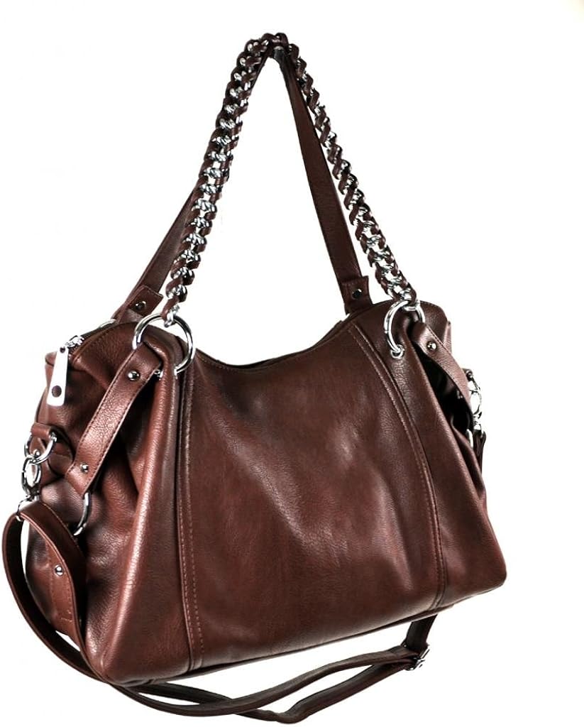 Purse Babe large Women's Glamour Soft Chain Strap Hobo Bag F77Synthetic Leather