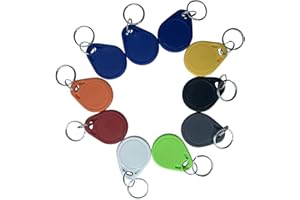 YARONGTECH ISO14443A 13.56MHZ MIFARE Classic 1K Keychain Grey color pack of 10