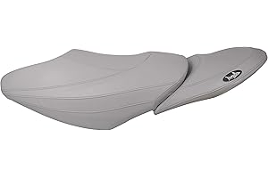 BlackTip Jetsports Premium Seat Cover Compatible with Yamaha 2002-2008 FX (Non Cruiser Models) (Gray)