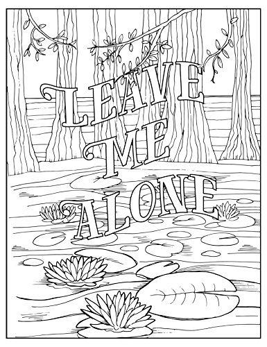 Fuck Off, I'm Coloring: Unwind with 50 Obnoxiously Fun Swear Word Coloring Pages (Funny Activity Book, Adult Coloring Books, Curse Words, Swear Humor, Profanity Activity, Funny Gift Book) - Thumbnail 5