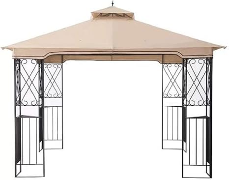 Metal Gazebo For Patio Marshall 10 Ft W X 10 Ft D Metal Gazebo