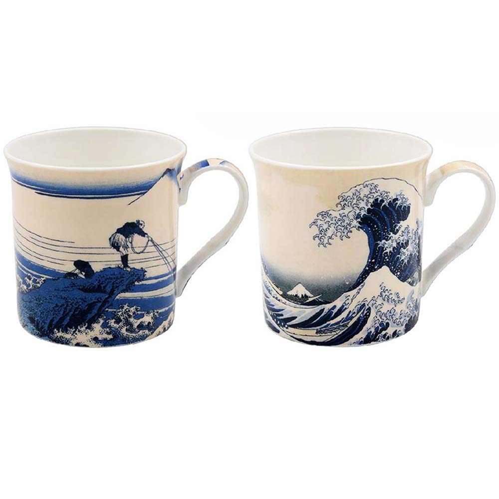 Fuji Wave Mugs Set of 2