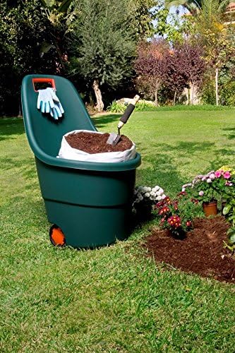 Amazon Com Keter North America 17182462 14 Gallon Easy Go Lawn Cart Garden Outdoor