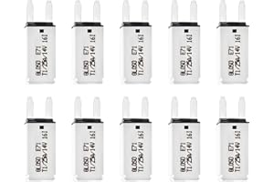 Jamgoer DC 10 PCS 25 Amp Auto-Reset ATM Mini Circuit Breaker （10A-30A） Blade Fuses Assortment Kit for Boat Marine RV Yacht Battery Trailer Bus Truck