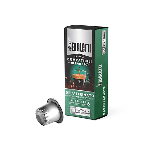 BIALETTI ALUMINUM ESPRESSO PODS CAPSULES – 10 COUNT...