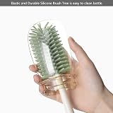 Bebamour 3 in 1 Stand Baby Bottle Brush Set Green view 7