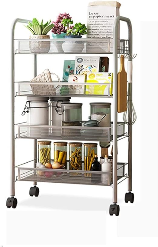 Storage Trolley Utility Cart Kitchen Storage Trolleys