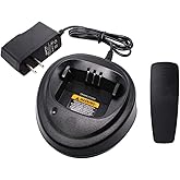 CP200D Radio Battery Charger WPLN4137 WPLN4137BR Compatible for Motorola R2 CP150 PR400 CP040 CP140 EP450 DEP450 CP180 Radio NNTN4497 NNTN4970 NNTN4851 NNTN4598 Battery