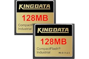 KINGDATA Industrial Compact Flash Memory Card 128MB 2pack FAT16 Type I for Industrial Equipment Vintage Digital Cameras