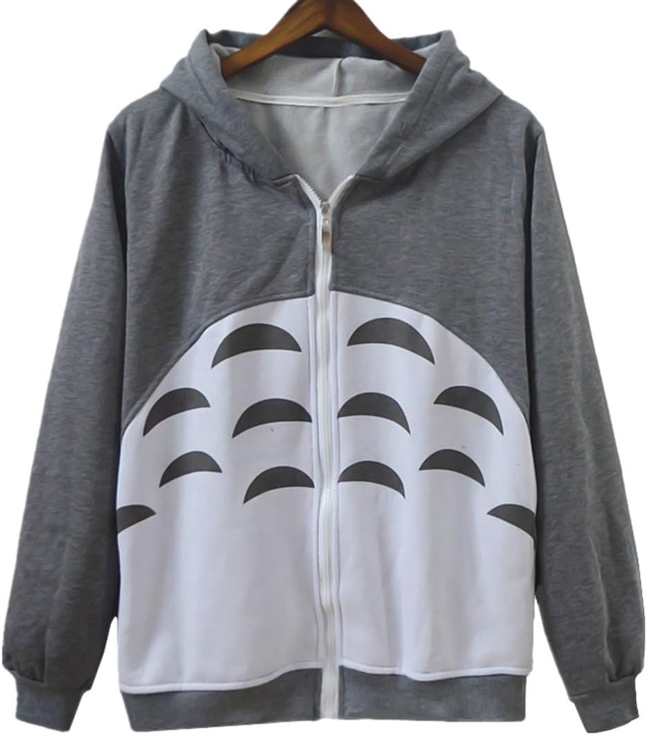 YunPeng Cartoon Anime Totoro Casual Long Sleeve Hoody Sweatshirt for Teens