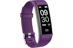 LIVIKEY Fitness Tracker Watch with Heart Rate Monitor, Step Counter Activity Tracker with Pedometer & Sleep Monitor, Calories