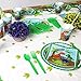 HAPYCITY 164 Pieces Dinosaur Party Supplies Set Serves 16 for Kids Birthday Theme Party Baby Shower School Party Daily Dinner
