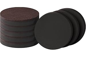 Felt Furniture Sliders for Hardwood Floors - FURNIGEAR 8 PCS 3 ½" Furniture Moving Pads Sliders – Heavy Duty Felt Sliders Chair Leg Floor Protectors - Move Your Furniture Easily & Safety