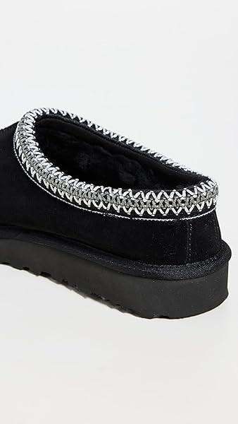 UGG WOMEN’S TASMAN II SLIPPER, BLACK, 7