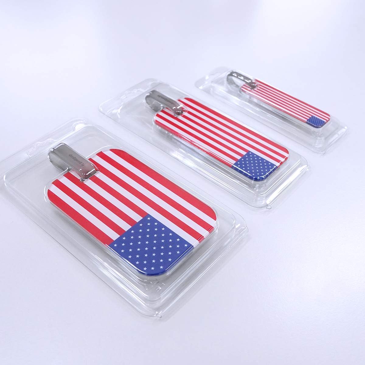  | USA Flag Travel Luggage Tags L/M/S Set | Luggage Tags