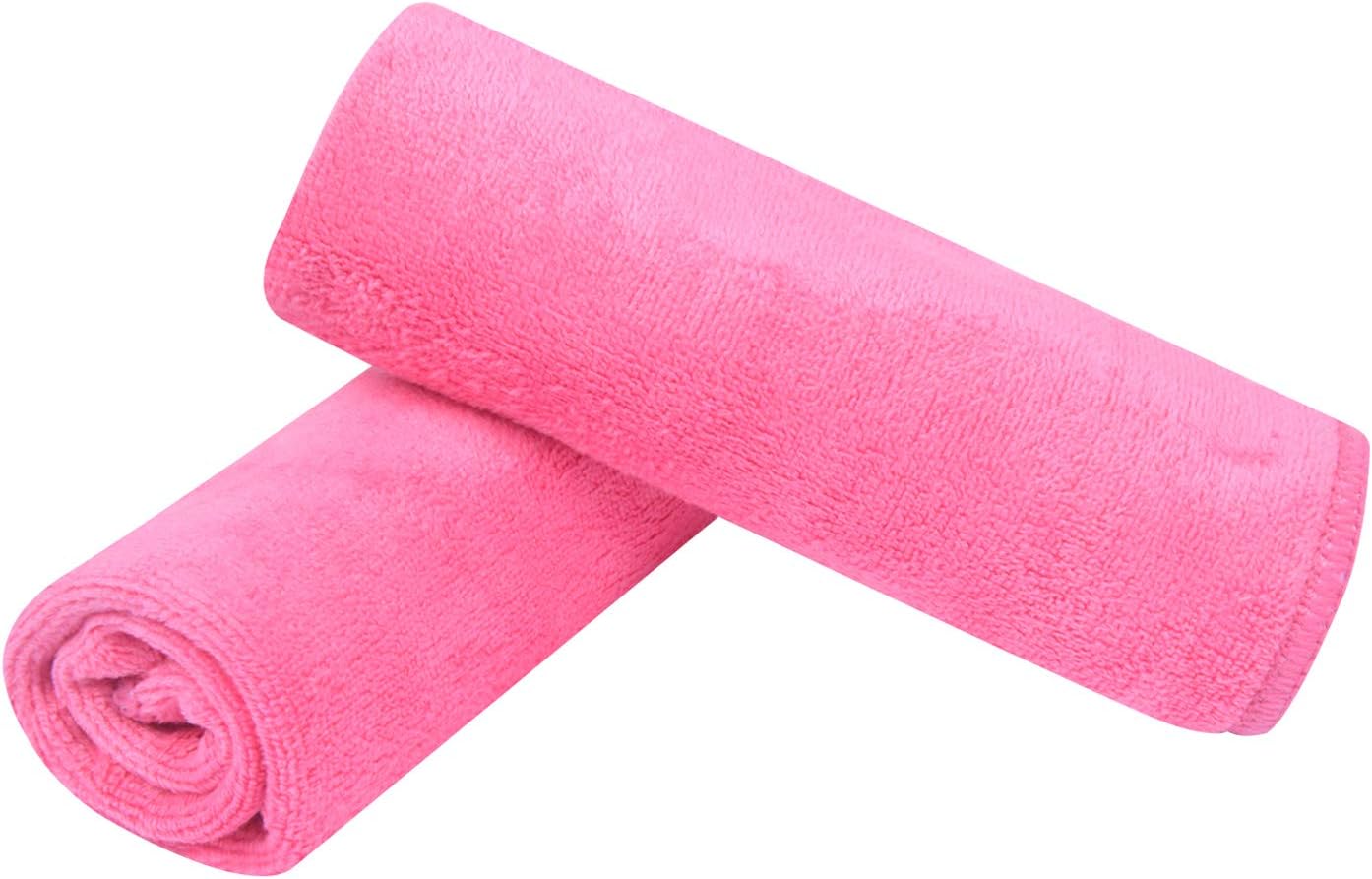 Microfiber Facial Cloths Fast Drying Washcloth Absorbent Face Wash Cloth Soft Makeup Remover Cloths 12inch x 12inch