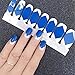 6 Different Sheets Shinny Nail Art Tips Stickers False Nail Design Manicure Sets (Style B)