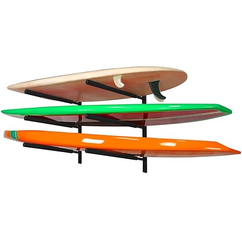 Yes4All Heavy Duty Steel Wall Mount Paddle Board Racks, Surfboard