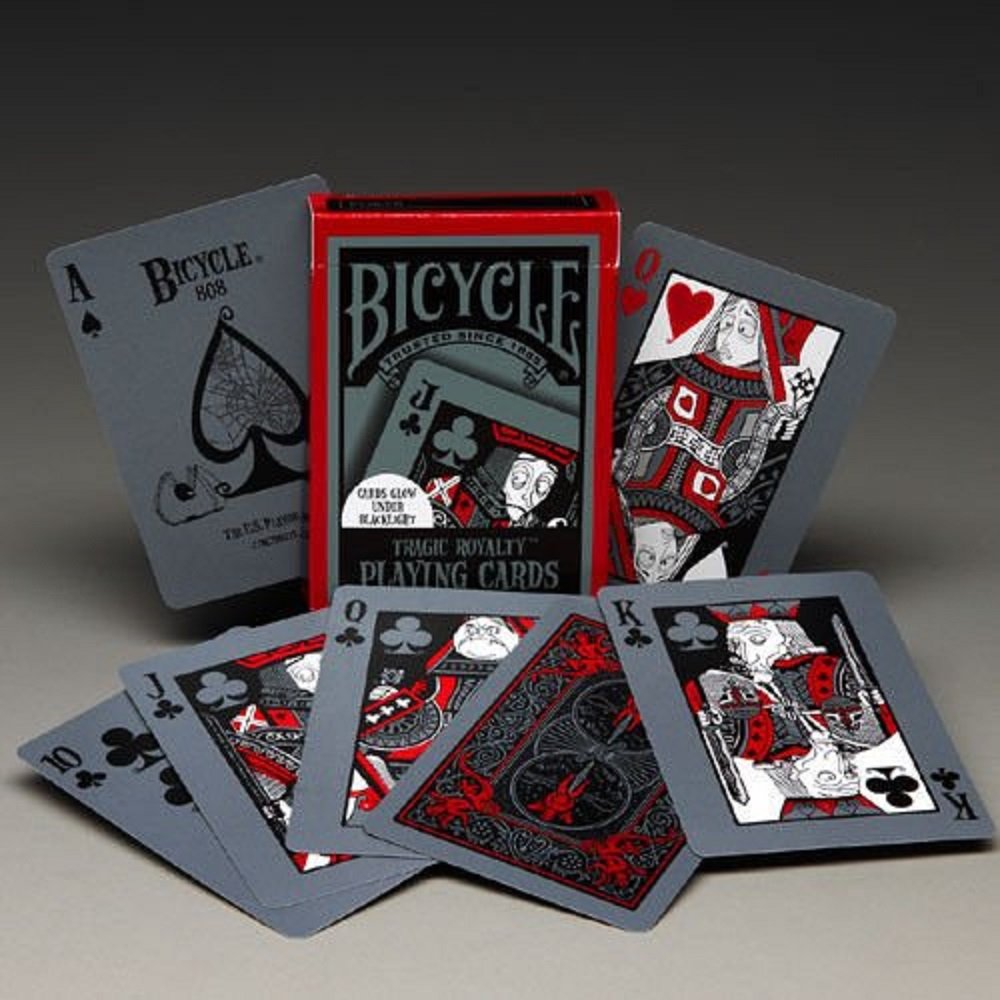 Bicycle Tragic Royalty Playing Cards (Glow in Blacklight)