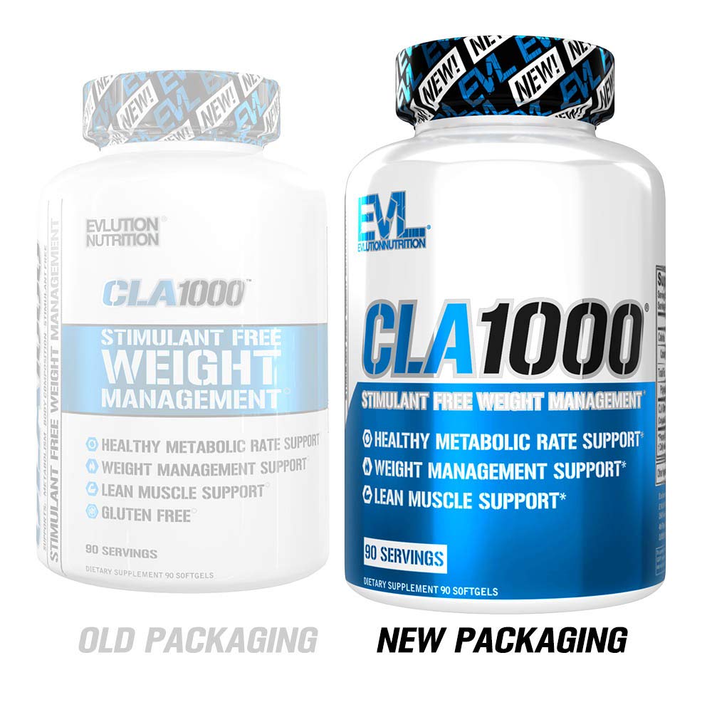 Evlution Nutrition CLA 1000, Conjugated Linoleic Acid, Weight Loss Supplement, Metabolism