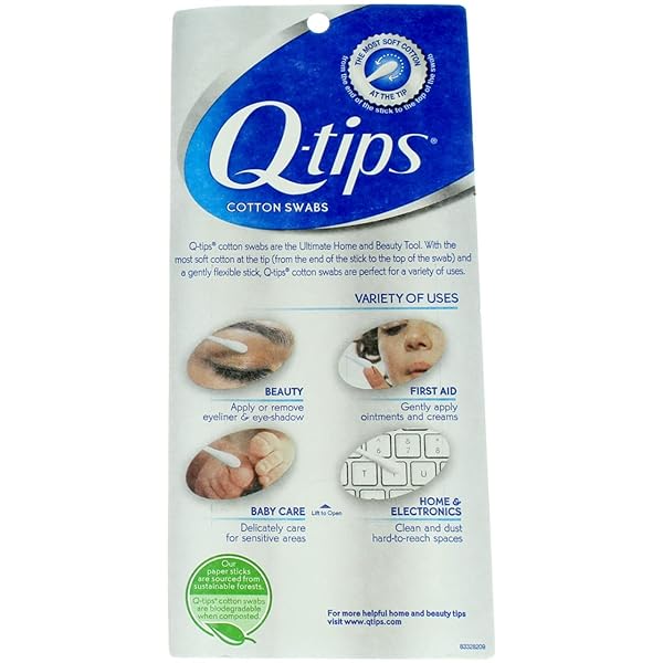 Q-TIPS COTTON SWABS 625 COUNT (PACKAGING MAY VARY)