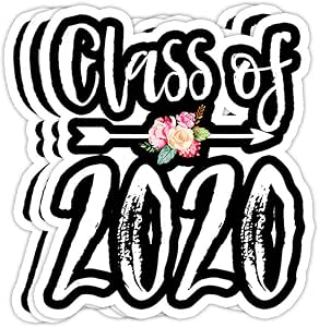 Class of 2020 Cute Arrow Flowers for Girls Women- 4x3 ...