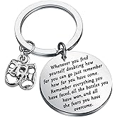 Lywjyb Birdgot Drama Mask Keychain Theater Jewelry Comedy Tragedy Masks Keychain Inspirational Gift for Actor or Actress Gift