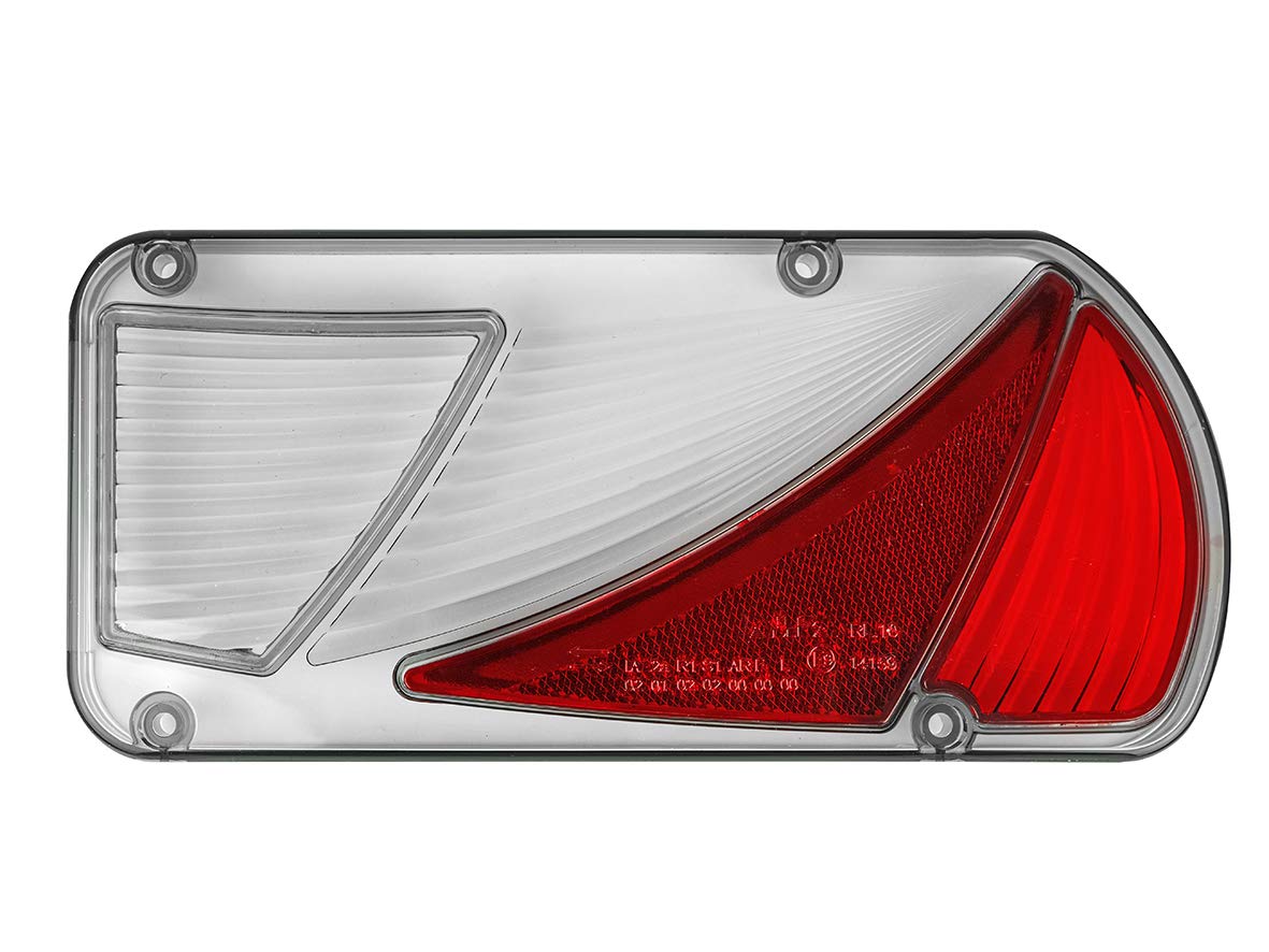 EUFAB 11542 Glass Right for Rear Light Of 11540, Clear