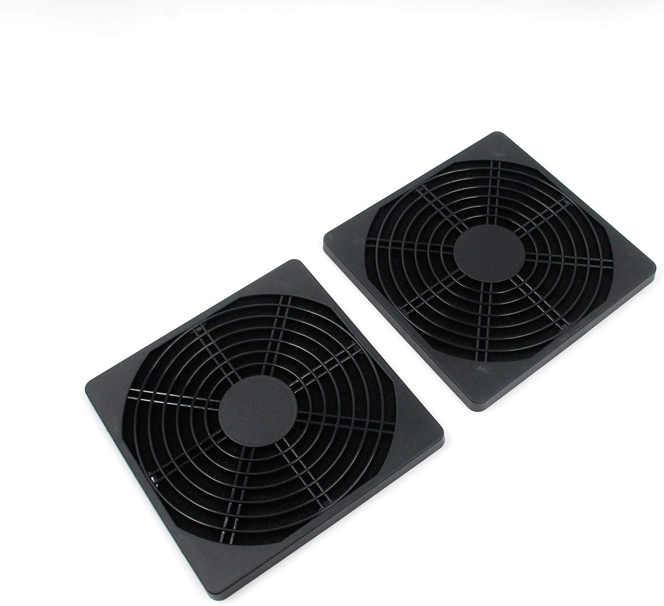 Amazon Com Karcy Fan Grill Abs 5 9x5 9x0 37 Lxwxt Square Black Set Of 2 Computers Accessories