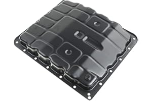 A-Premium Transmission Oil Pan with Plug Compatible with Nissan Frontier 2005-2008/2010-2014/2017, Pathfinder 2005-2008 2010-