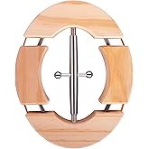 Viredelo Heavy Duty Wooden Hat Stretcher, 4-Way Adjustable, Universal Fit for Men's Cowboy Fitted Hats