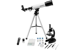 Educational Insights GeoSafari Telescope & Microscope Set - Science Kit with Refractor Telescope and Microscope for Kids, Inc