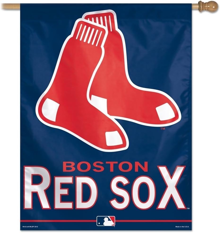Amazon Com Mlb Boston Red Sox Banner 27 X37 Team Color