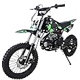 X-PRO 110cc Dirt Bike Pit Bike Kids Dirt Pitbike 110 Dirt Pit Bike (Green)