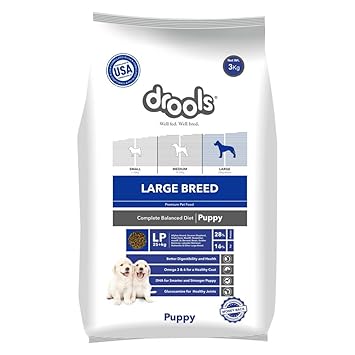 Drools Large Breed Puppy, Premium Dog Food, 3kg