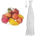 100Pcs Reusable Mesh Produce Bags - 24 Inch Reusable Produce Bags Mesh Produce Bags Reusable Washable Seafood Bags Fruit and Vegetable Storage Bags - Reusable Vegetable Produce Bags Mesh Grocery Bag