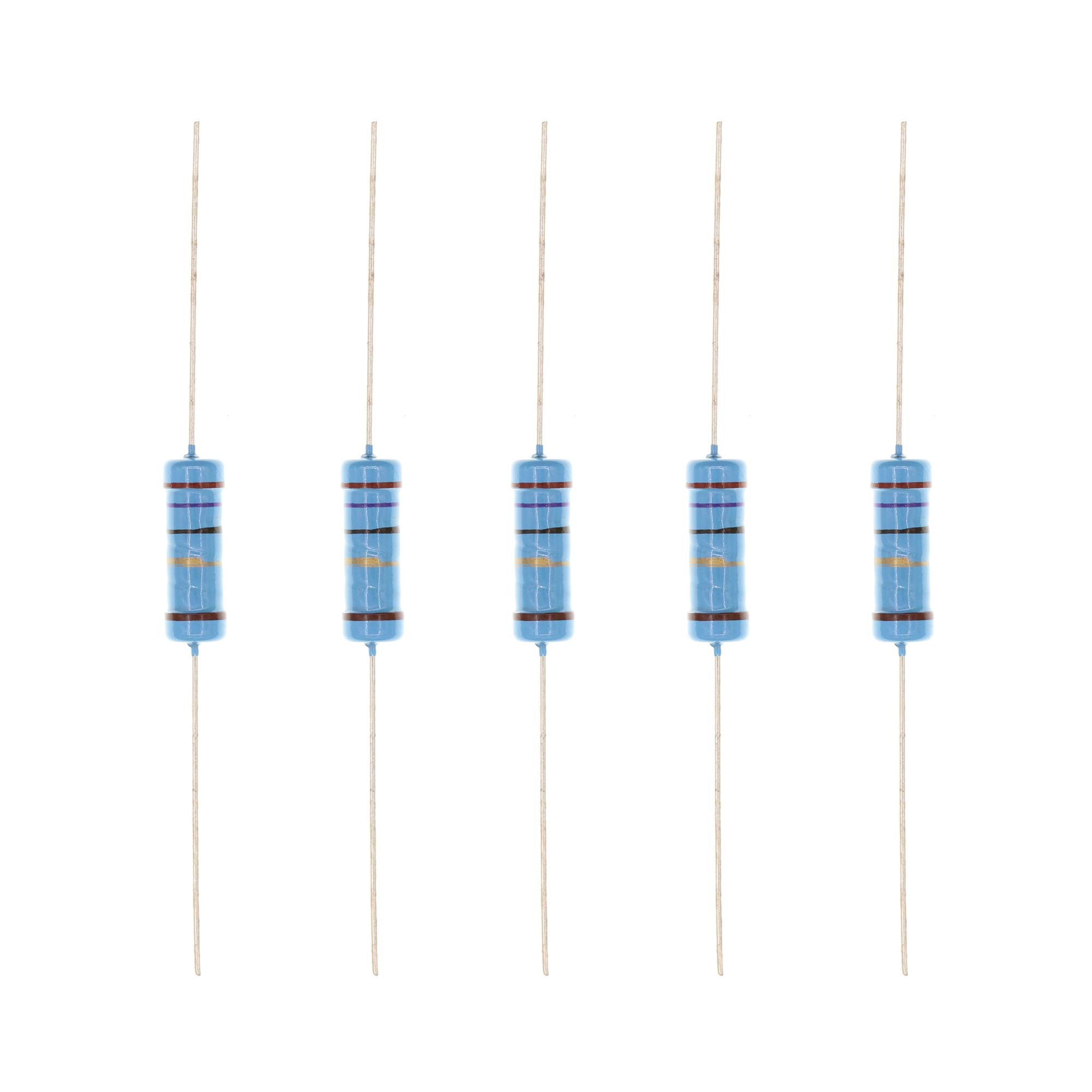 HUABAN 20PCS 3W 3 Watts 27R 27 Ohm 1% Metal Film Resistor