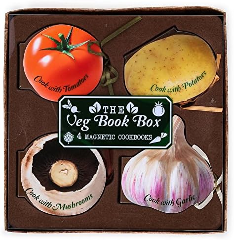 The Veg Book Box Cookbook Set - My Vegetable Magnetic Cookbooks (4 small veggie cookbooks)