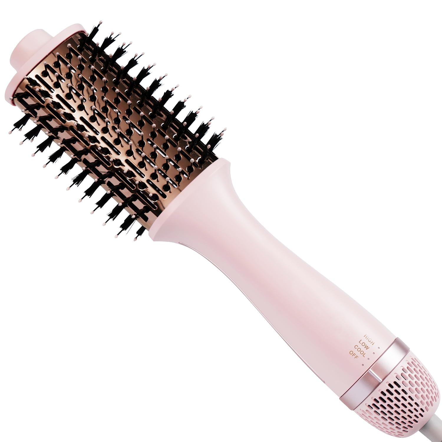 Photo 1 of Hot-Air Hair Brushes Hair Dryer Brush Blow Dryer Brush- Dual Ionic Thermal Brush, Titanium Coated, High-Velocity Airflow for Fast Blowouts & Volumizing, Suitable for All Hair Types & Lengths