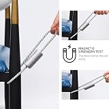 Pretty Jolly 4 Pack Magnetic Curtain Tiebacks 16 Inch Grey view 5