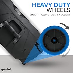Gemini Sound Bluetooth Dual Active/Passive 15" Inch